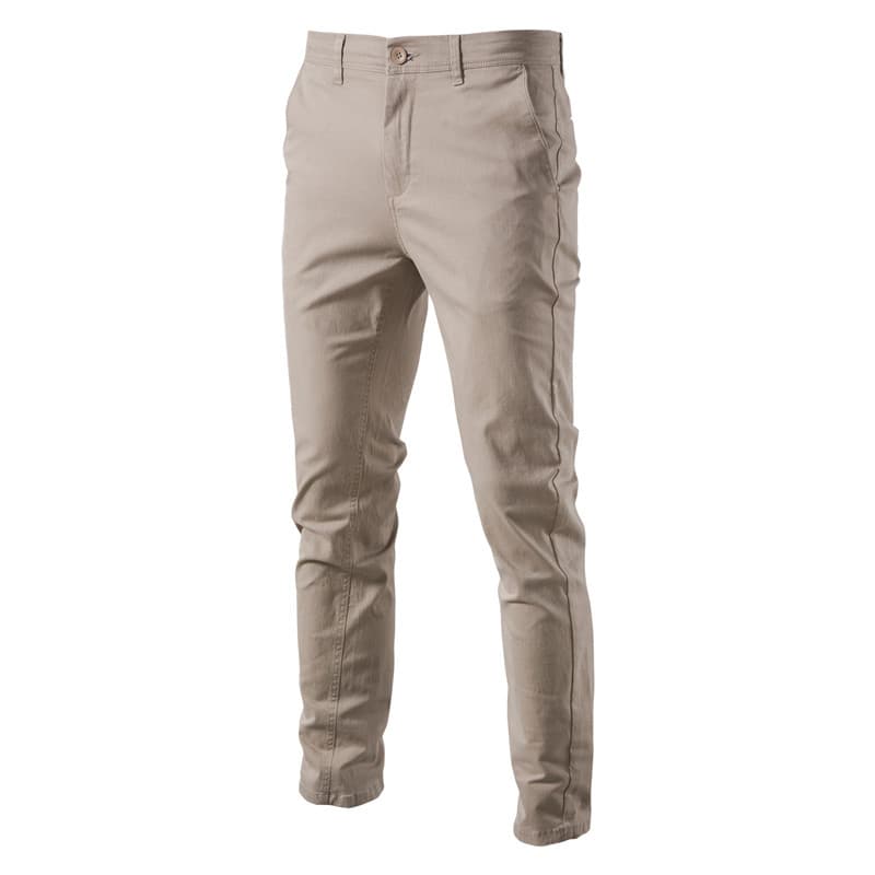 Men's Casual Pants Foreign Trade Breathable Men's Bottoms Youth Business All Match Cotton Trousers Wholesale