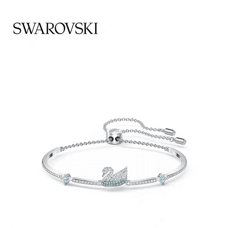 Swarovski Blue SWAN ICONIC SWAN Fresh Elegant Classic Women's Bracelet