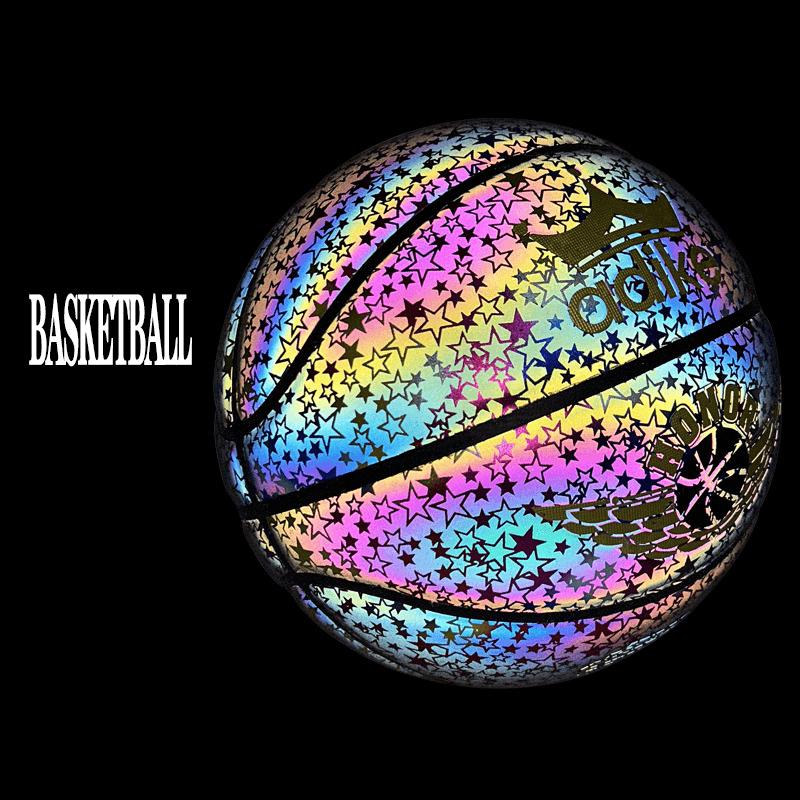 Basketball Reflective Basketball Full Of Stars Model As A Birthday Gift For Boyfriend No. 7 Basketball Basketball