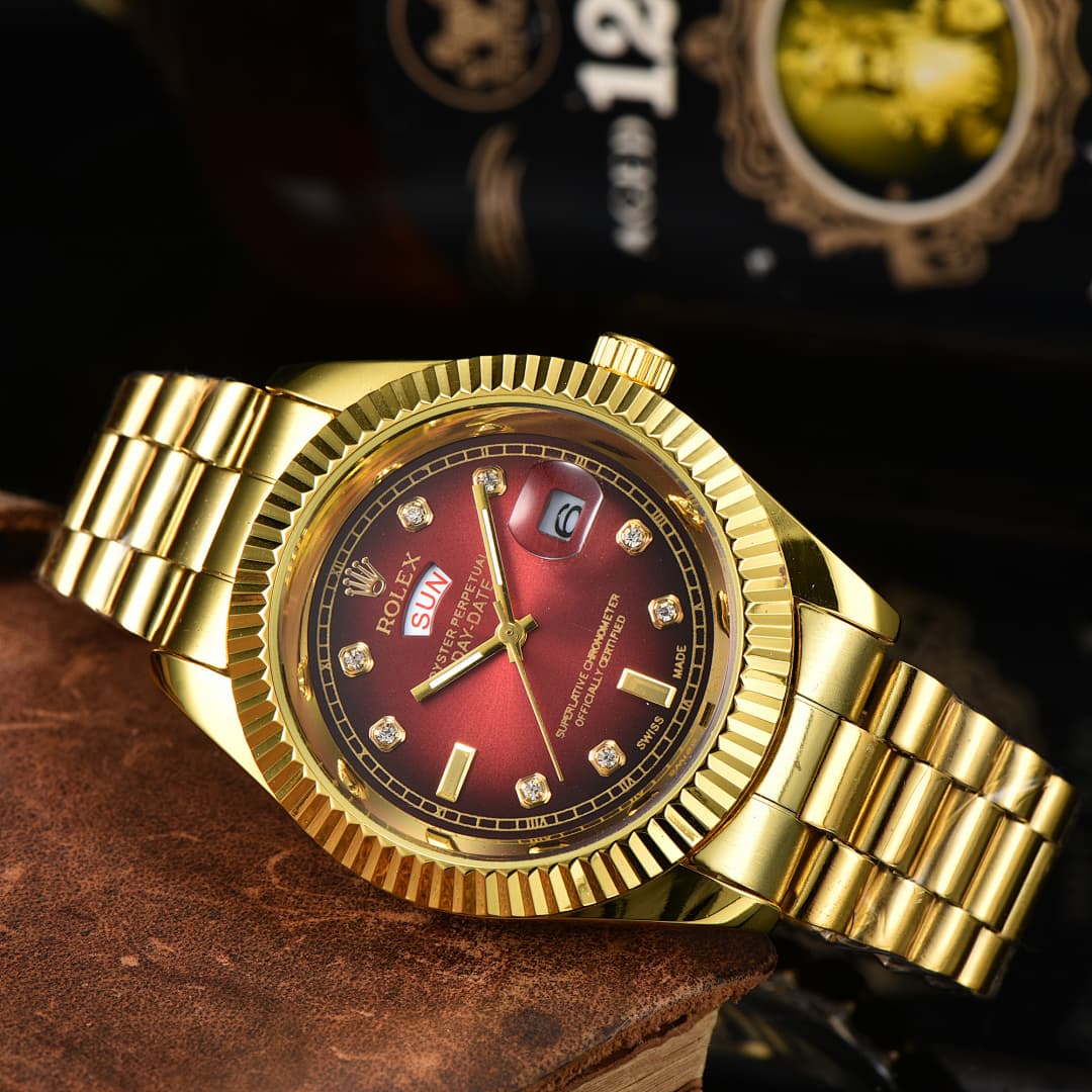 Montre classique à double calendrier pour affaires : une montre de luxe élégante et abordable