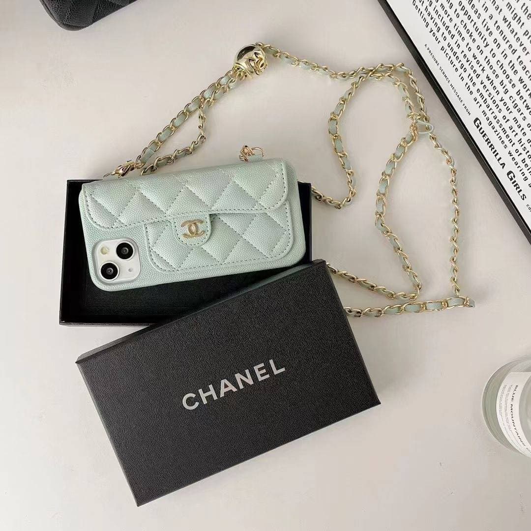 【Marque de luxe】Nouvelle coque style caviar compatible avec iPhone 16 Pro Max, iPhone 16/15/14/13