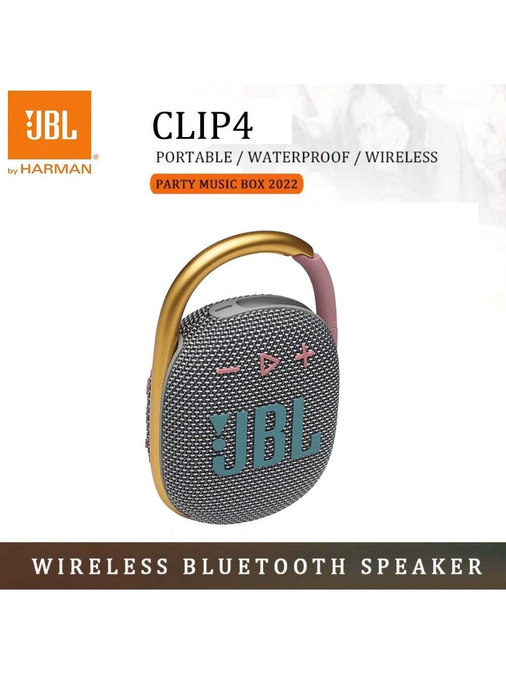 Enceinte Bluetooth JBL CLIP 4 étanche IP67 / 10 heures d'autonomie - Mini enceinte sans fil portable idéale pour les voyages et les activités de p