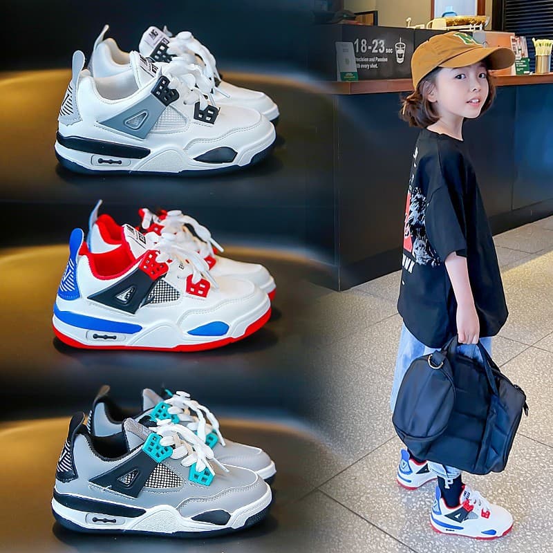Big Name Children S Casual Shoes Autumn New Boys Sports Shoes Breathable Foreign Trade Girls Shoes Student Running Shoes