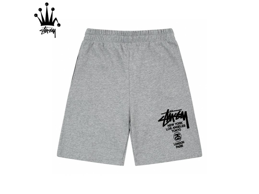 Stussy Modern City New York Pattern Letter Printed Loose, Casual, Comfortable, Versatile Cotton Shorts For Men And Women