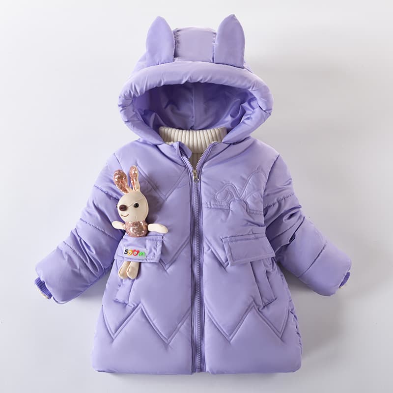 Kid's clothing New cotton-padded coat for girls