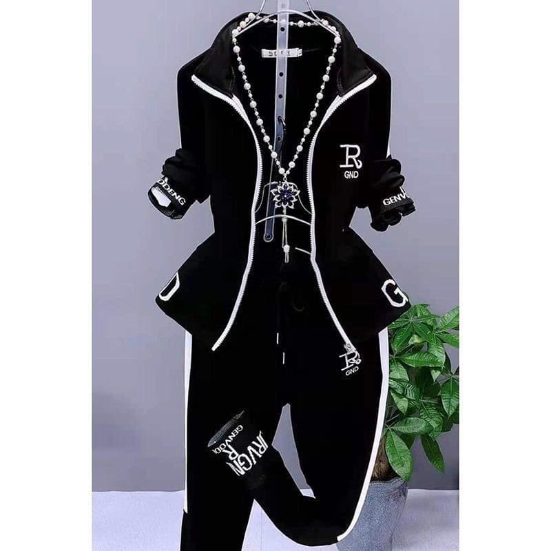 Women's Clothing Fashion sports suits for women 2024 spring and autumn new style casual long sleeved slim pants student two piece suit trendy