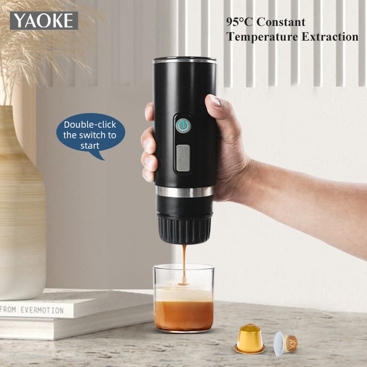 portable fully automatic Italian espresso capsule coffee machine large and small capsule coffee powder universal