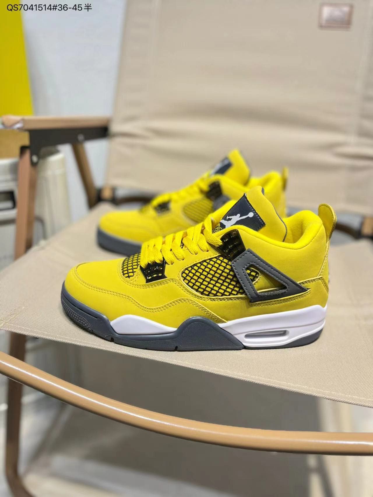 Baskets basses unisexes 4S rétro sport avec coussinets Ajorden4