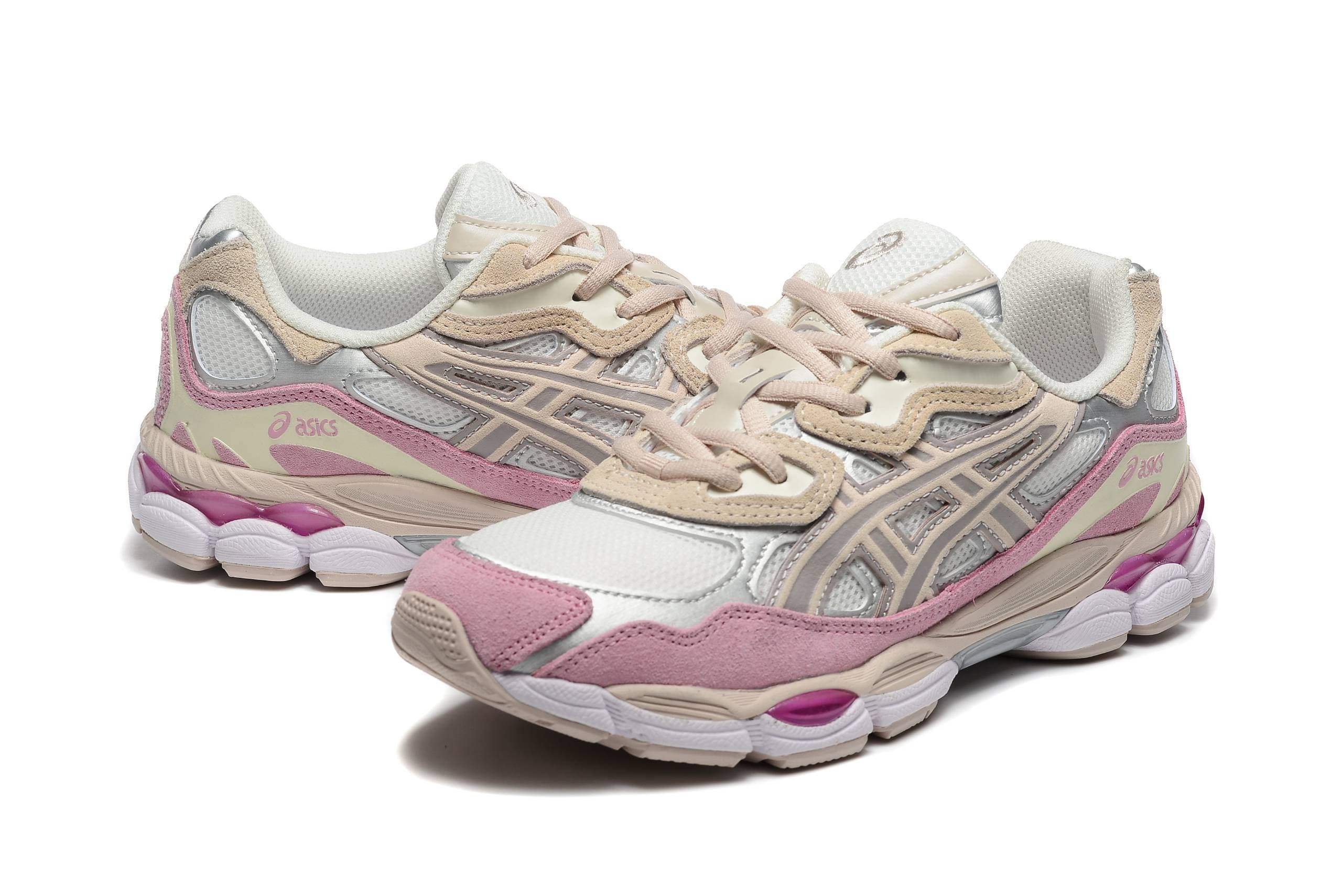 Chaussures de soutien de la voûte plantaire pour femmes, style rétro, amortissantes, bleu marine et beige, antidérapantes.
