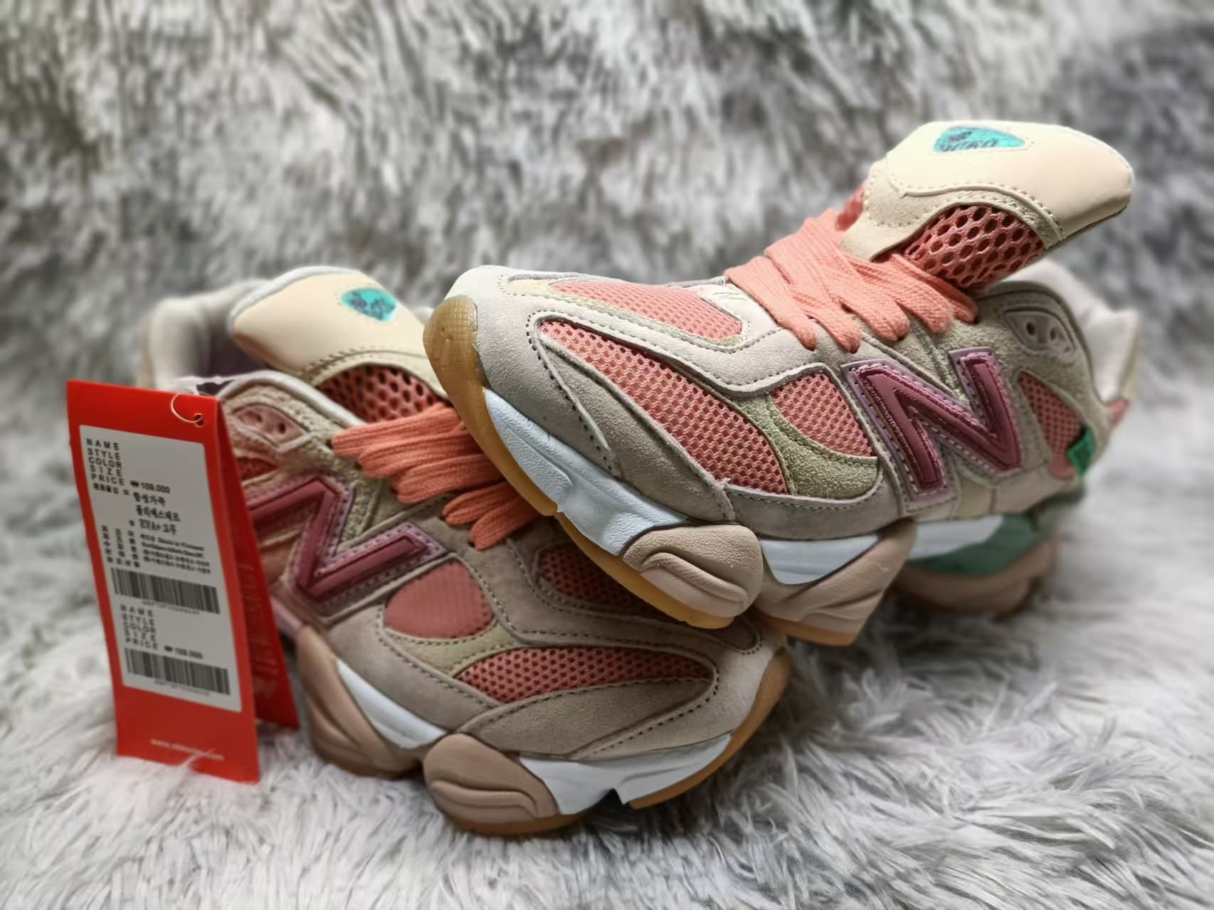 Chaussures coupe-vent tendance NB9060, baskets de course simples et amortissantes, chaussures de sport confortables pour une utilisation quotidienne