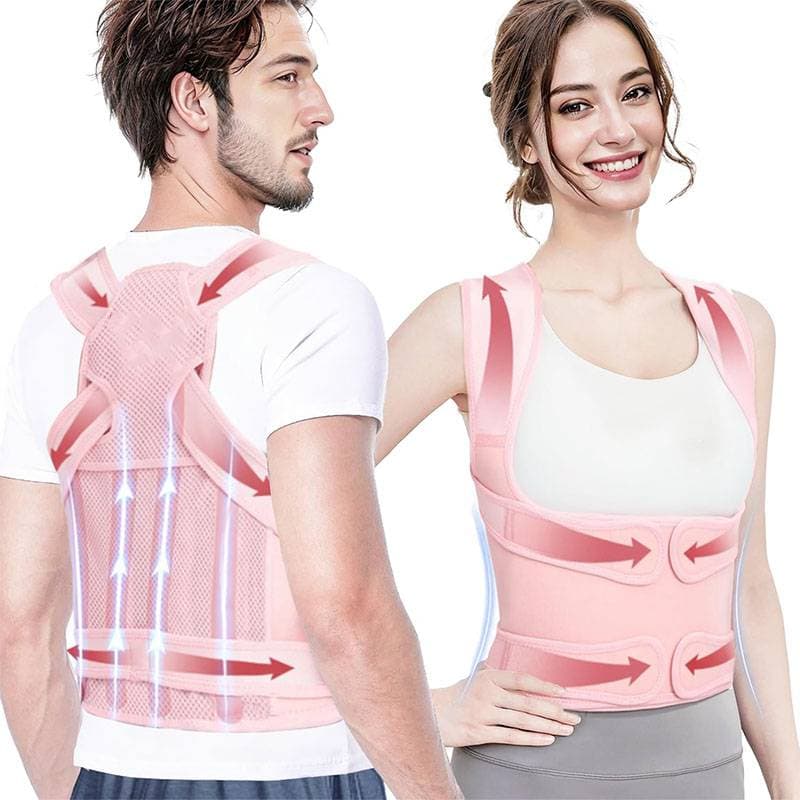 Male And Female Posture Corrector - Adjustable Back Support To Relieve Pain - Enhances Posture And Provides Lumbar Support