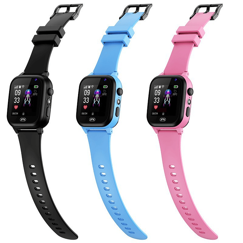 Kids Smart Watch With GPS Tracker, Camera, Pedometer & Multi-Language Support - Touchscreen, 7-Day Battery, Lightweight & Parental Control