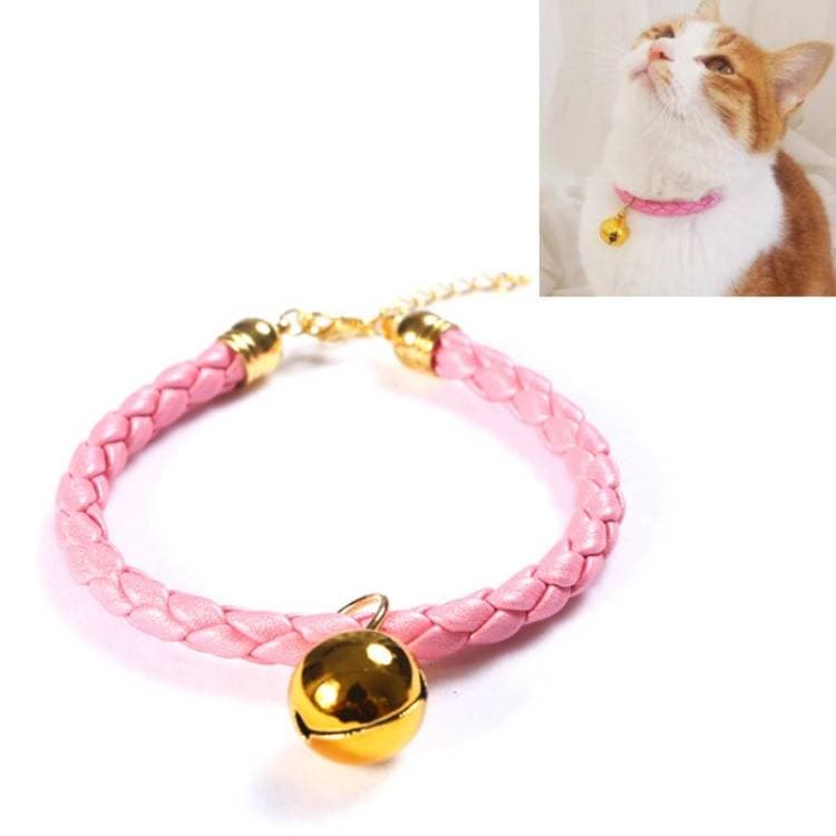 Adjustable Pet Bell Collar Cat Dog Rabbit Simple Collar Necklace