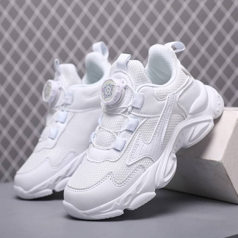 Children's Shoes Children's Small White Shoes New Breathable Sports Shoes Campus Boys Students Running Sports Shoes