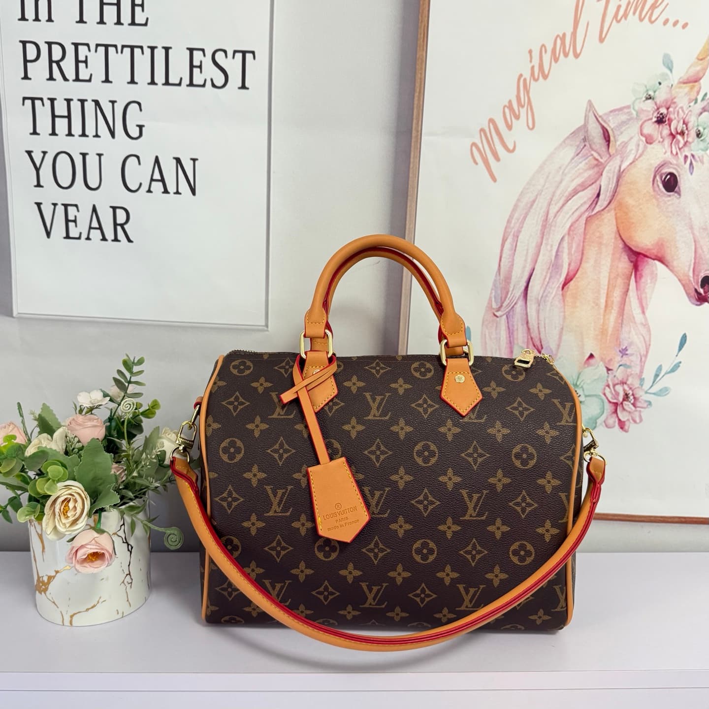 Sac bandoulière femme, sac à bandoulière, sac Boston vintage à motif floral, sac oreiller