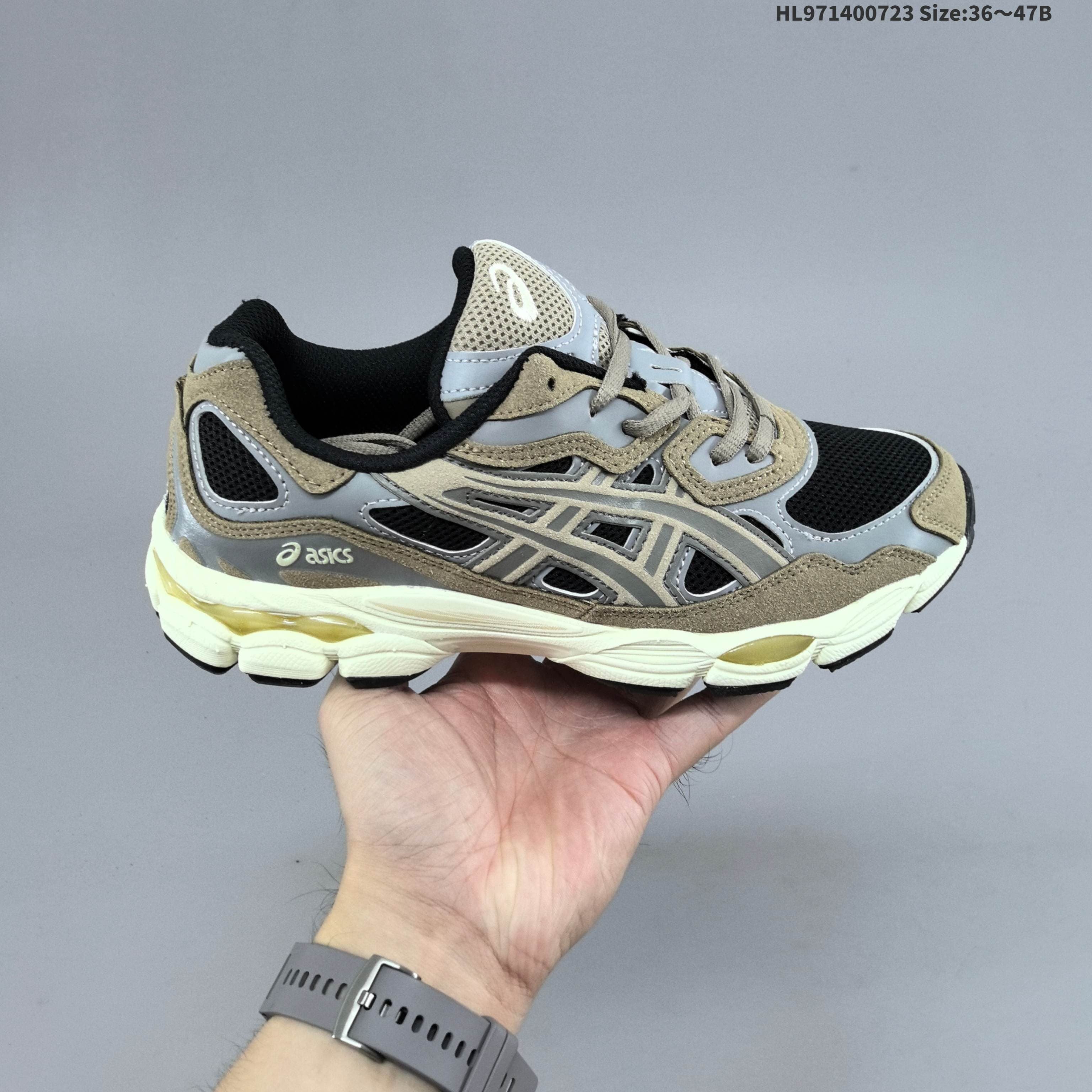 Chaussures de running Asics NYC Gels NYC Sneakers Cream Solar Power Pure Sier Outdoor Sneakers Sports Athleisure Trainers Fashion Daily Outfit