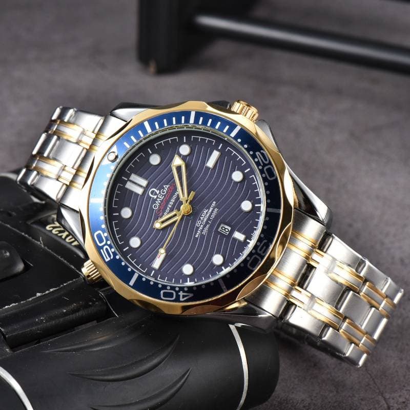 Montres pour hommes SEAMASTER, style business, élégance, métal, style rétro, quartz