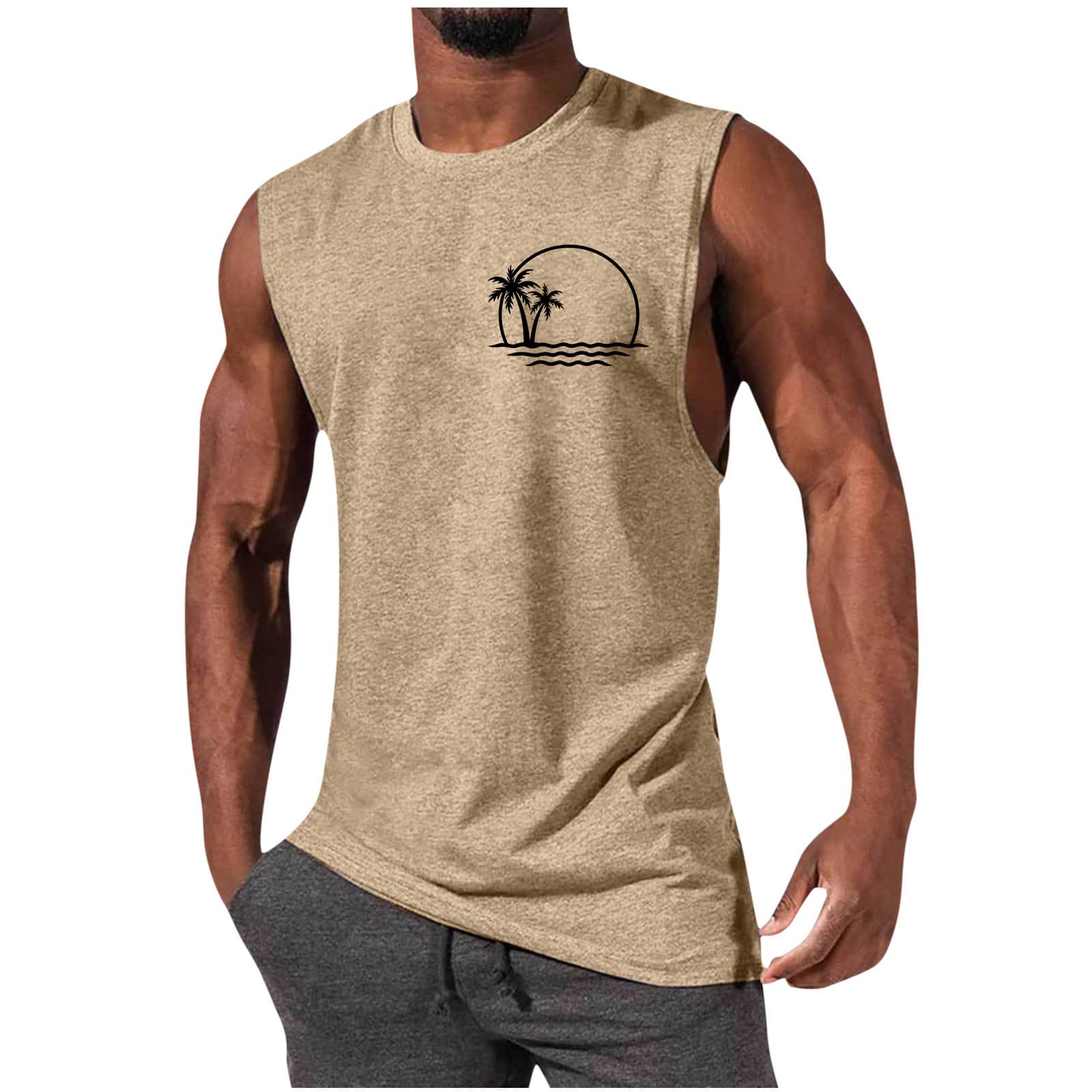 Men's Clothing Men's Casual Printed Vest