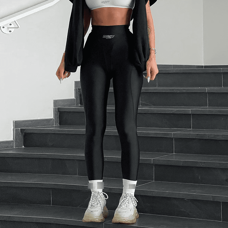 Women's Clothing Knitted High Waist Slim Shark Pants New Style Fashion Sports Casual Trousers Women's Clothing Slim Pants Women's Style