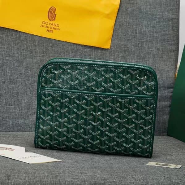 Gaodeya Nouvelle trousse de toilette en cuir véritable avec imprimé dents de chien en forme de Y
