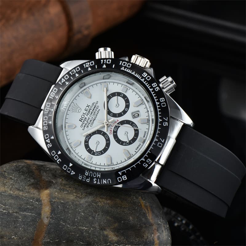 Montre à Quartz pour hommes, classique, populaire, légère, de luxe, pour loisirs, étanche, calendrier, bande sélectionnée