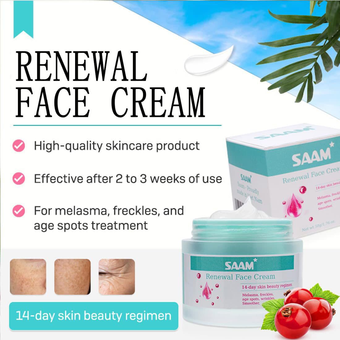SAAM Face Cream Gentle Moisturizing And Firming Facial Lotion Trade Philippines Beauty Health Makeup