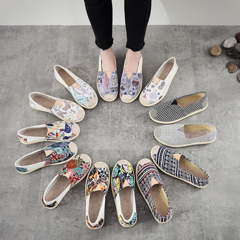 Spring And Autumn Casual Canvas Women's Student Fisherman Flat Old Beijing Cloth Shoes One Piece Dropshipping