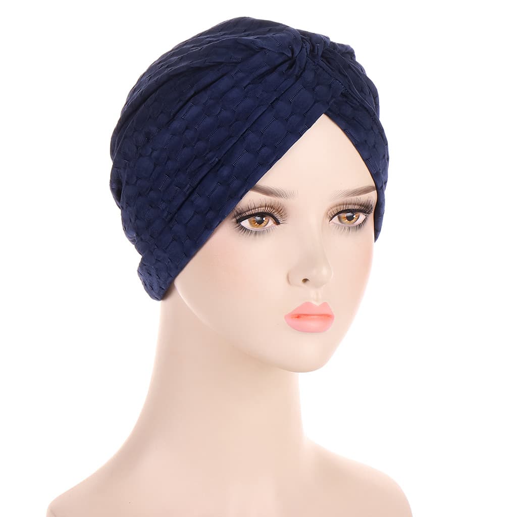new multi-color bubble front and back one fashion street style headscarf hat