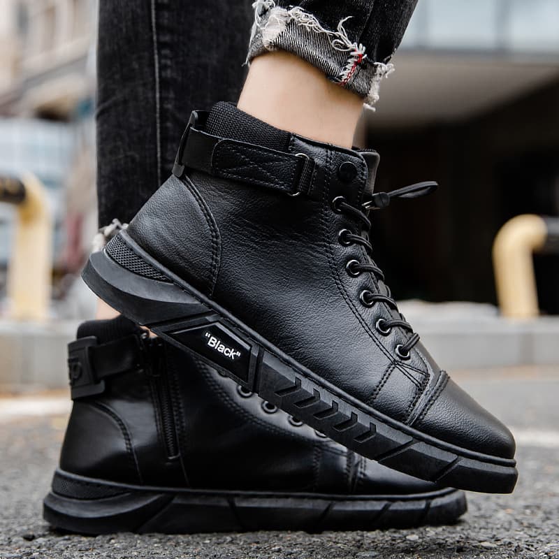 Autumn And Winter New Work Boots Men's Outdoor Sports Boots Casual Shoes Work Boots