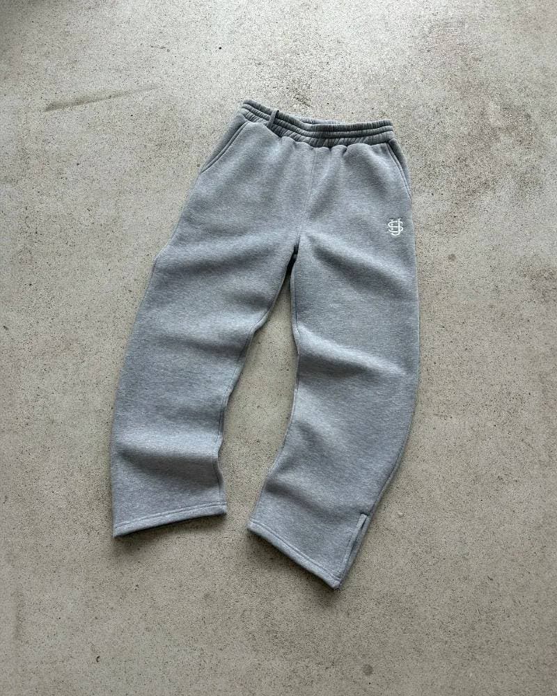Unisex Retro Street Trend Hip Hop Casual Elastic Waist Zipper Loose Solid Color Sports Casual Pants