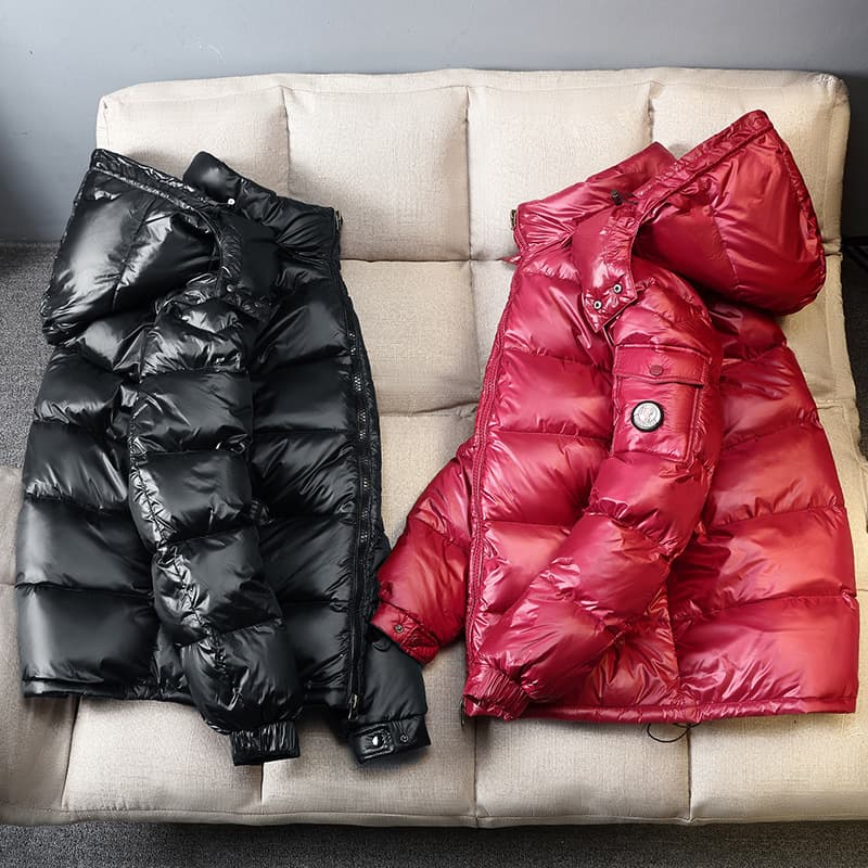 Men's Clothing New Live Label Thick Down Jacket Men And Women Shiny Winter Duck Down Couple Jacket