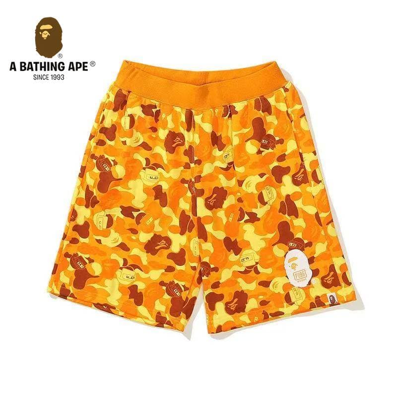 A BATHONG APE Ape Head Shark Shorts Ape Head Shorts Five Leg Casual Shorts, Made Of Pure Cotton Fabric
