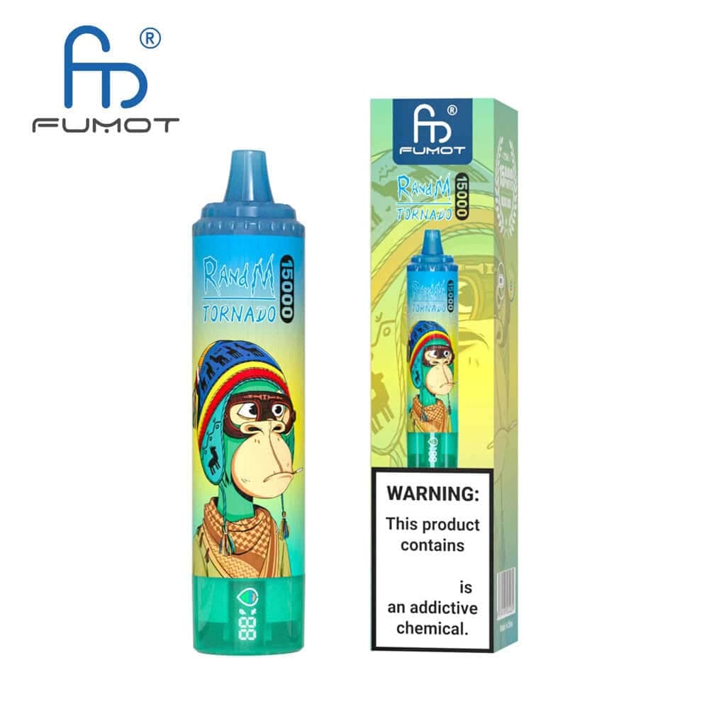 Cigarette électronique jetable 15 000 bouffées avec e-liquide 20 ml, RandM Tornado 15 000 bouffées, cigarette électronique rechargeable pour u