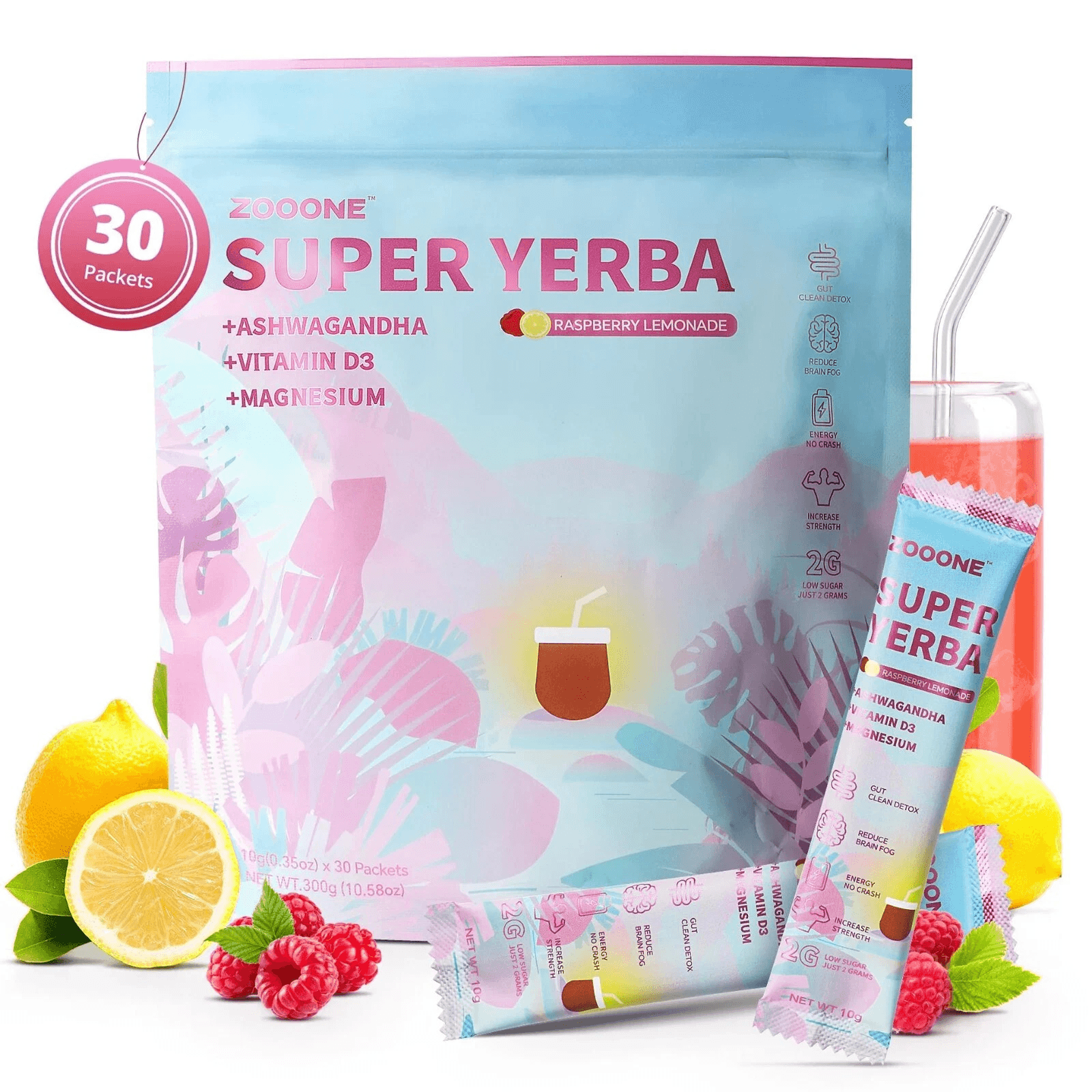 ZOOONE Super Yerba Instant Mate Tea Powder Pure Natural Tea No Additives