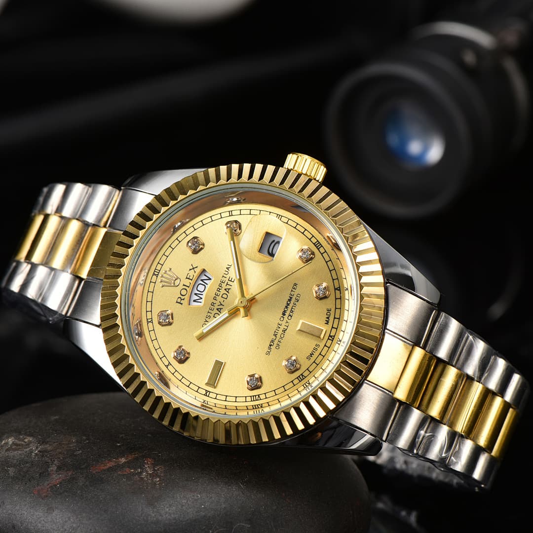 Montre classique à double calendrier pour affaires : une montre de luxe élégante et abordable