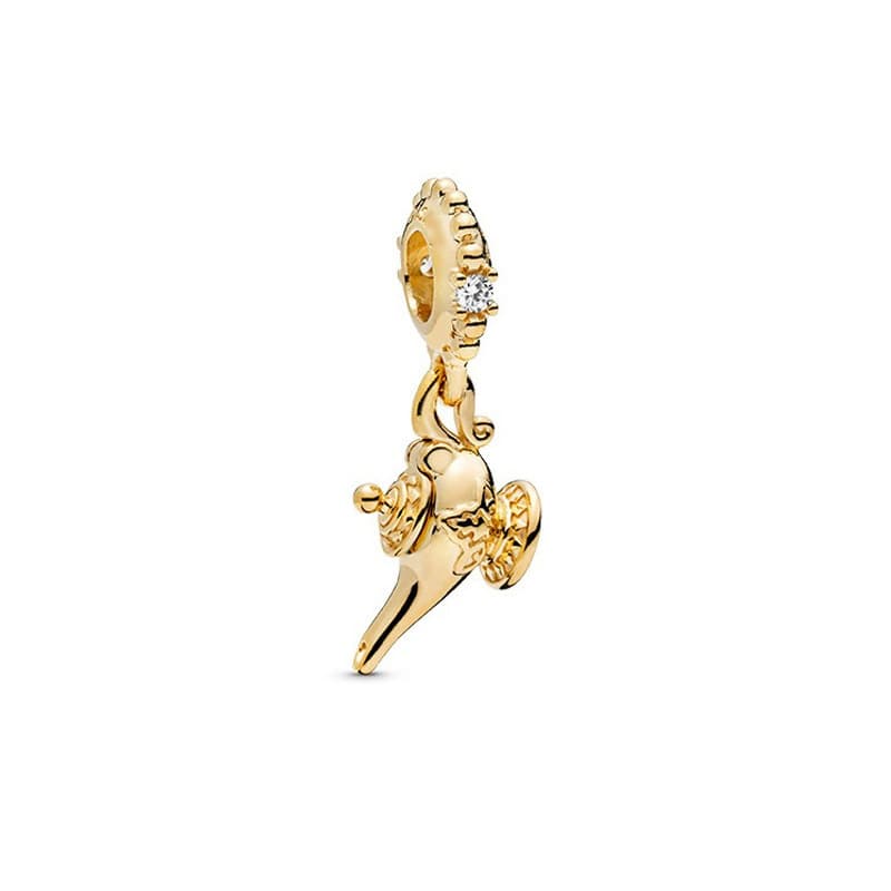 Panjia Dora Bee Magic Lamp World Tree Maple Leaf Heart Pendant DIY Accessories Beads