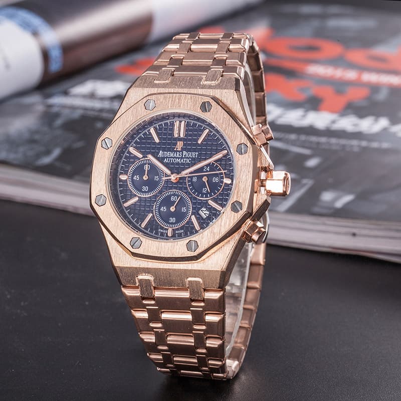 Montre multifonctions à plusieurs cadrans avec calendrier et fonction luminescente, marque suisse ancienne Audemars Piguet, montre tendance pour hom