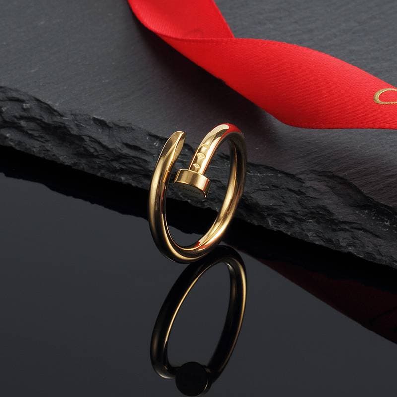 Bague Juste Un Clou, plusieurs couleurs, tailles 5 à 11, durable, idéale pour un usage quotidien ou comme cadeau
