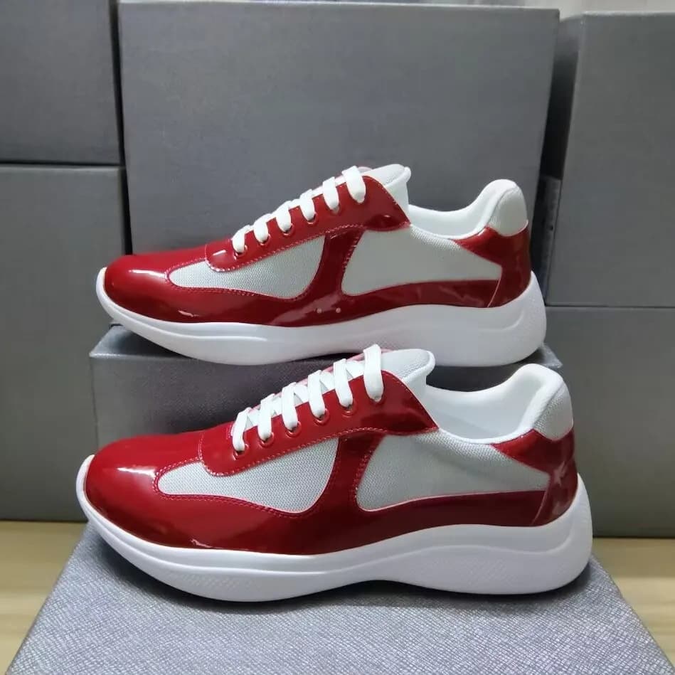 Chaussures de course à bout rond pour femmes, en cuir véritable de haute qualité, confortables, en cuir verni, commerce transfrontalier internatio