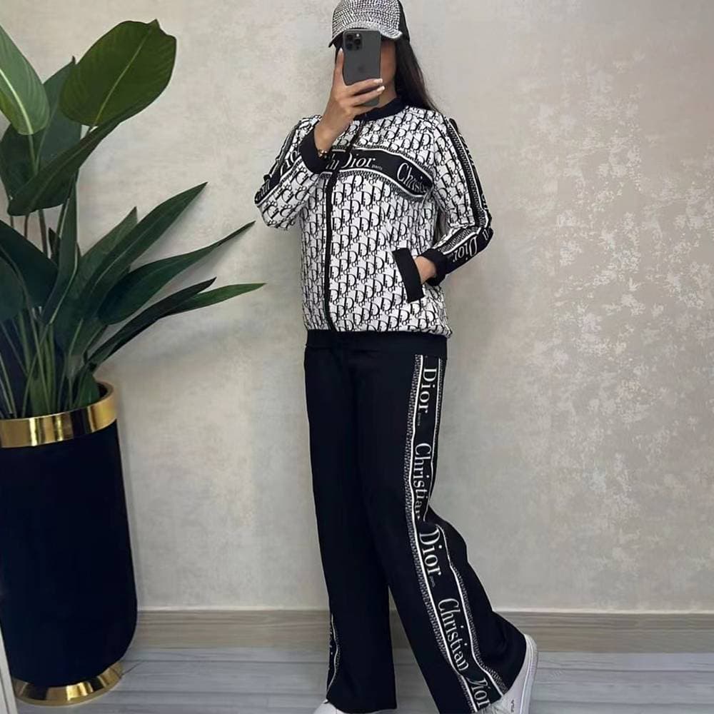 Costume deux pièces tendance pour femme, coupe ample, décontracté, confortable et haut de gamme