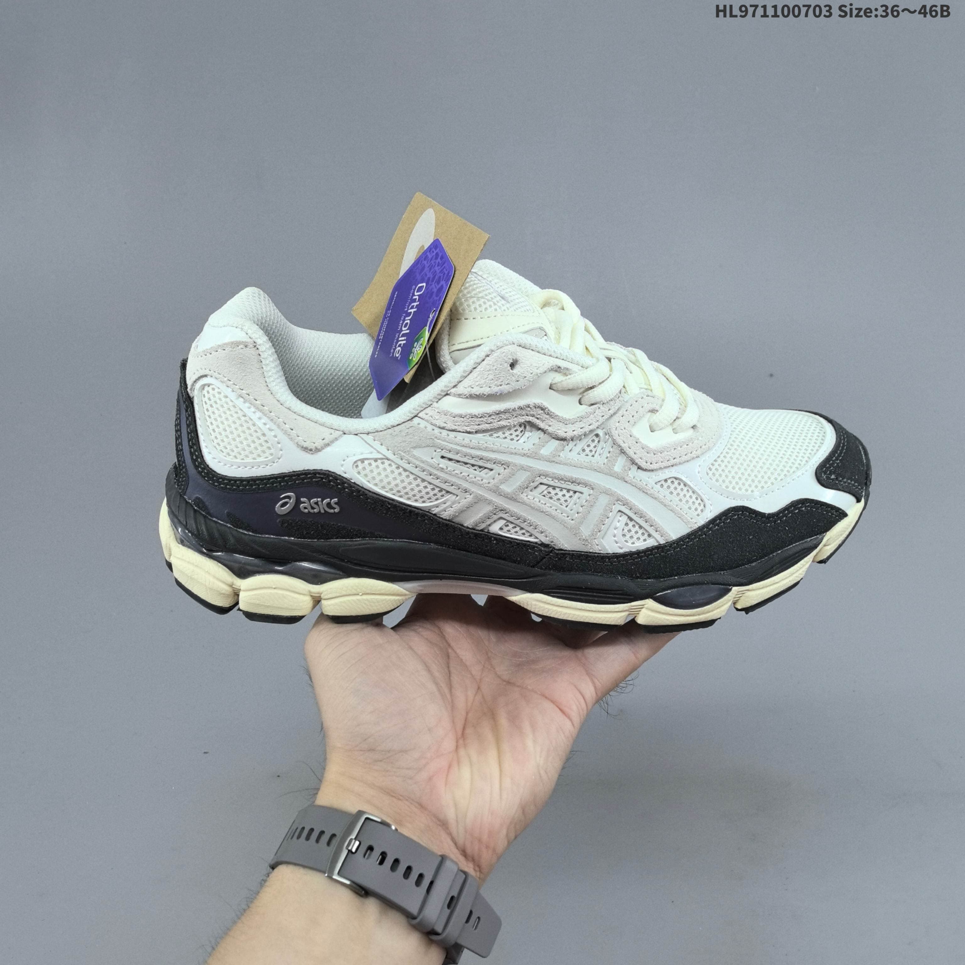 Chaussures de running Asics NYC Gels NYC Sneakers Cream Solar Power Pure Sier Outdoor Sneakers Sports Athleisure Trainers Fashion Daily Outfit