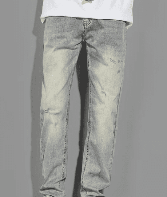 Men's Clothing Manufacturers Wholesale Autumn And Winter New Style Brand Straight Jeans High Street Loose Straight Retro Versatile Jeans