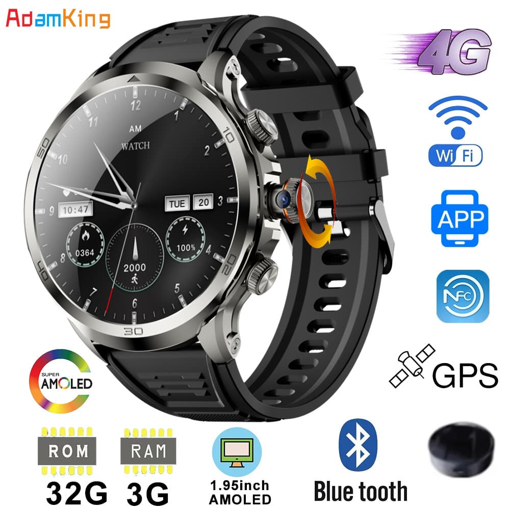 Smart Watches Plug-in Card Large Screen Pull-out Camera Multifunctional Sports Phone Watch
