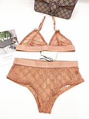 Ensemble soutien-gorge et bikini en dentelle pour femme, idéal pour l'été