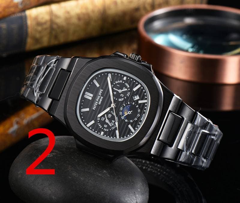 [NAUTILUS] Montre de luxe pour homme, montre-bracelet à quartz, étanche, avec calendrier, pour le sport, les loisirs, la mode, le travail, 5740/1G
