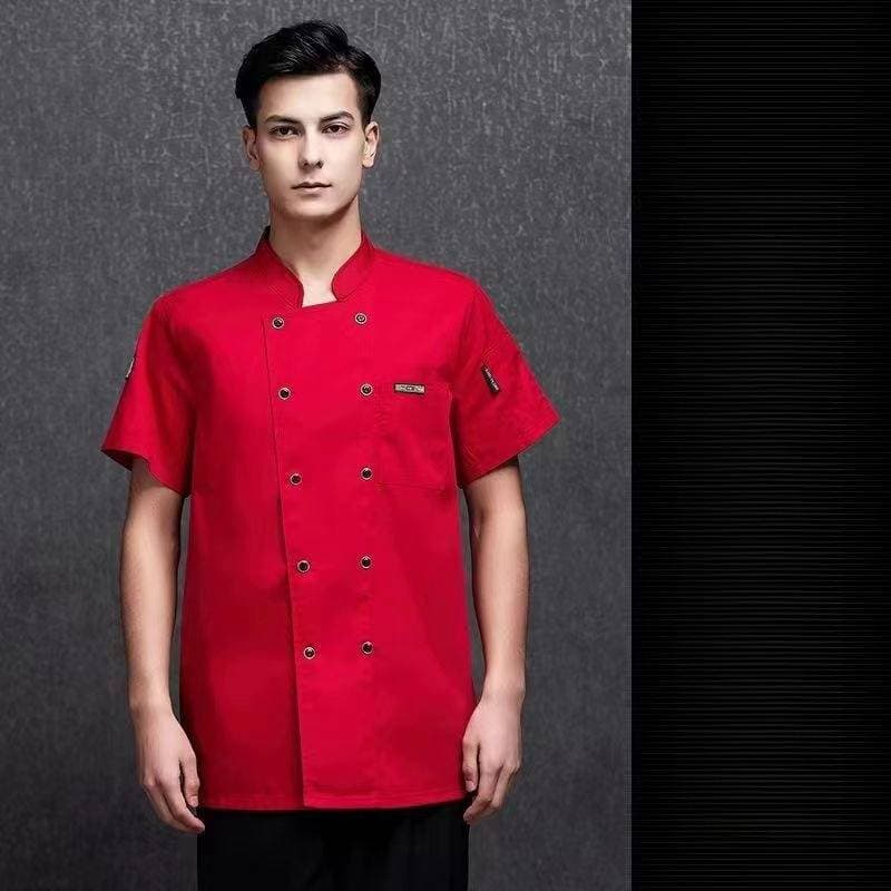 Men's Clothing chef work clothes long sleeved restaurant hotel chef clothes breathable