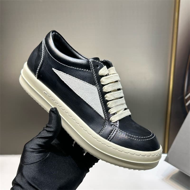 RO Infringing Casual Board For Autumn New Thick Soled Low Top Niche Lace Up Couple S Same Style White Shoes