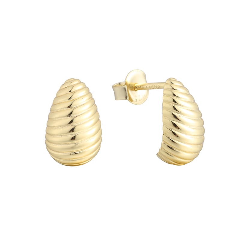 Personality Exaggerated Semi Circular Hollow Earrings Fashionable Temperament Metal Retro Earrings Circle Earrings Ladies Earrings