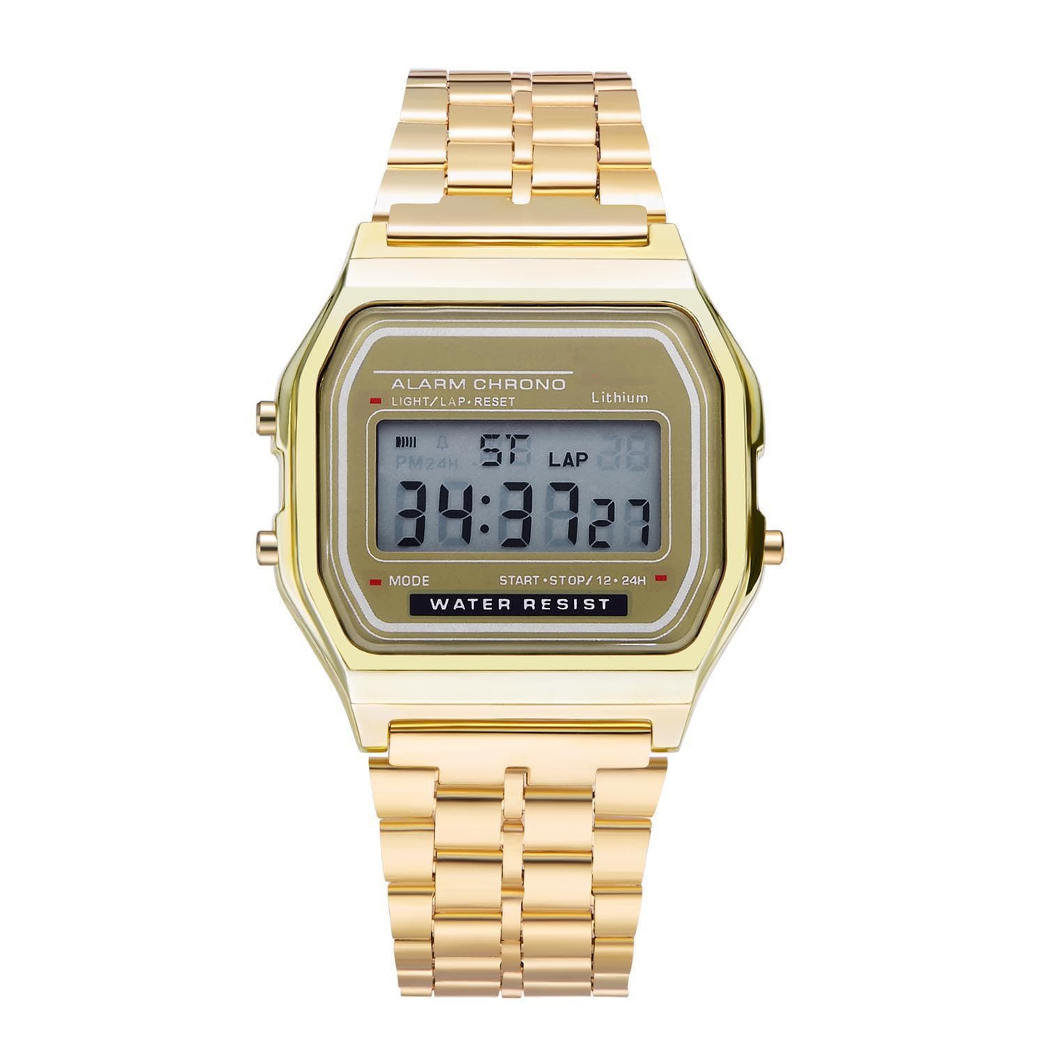 Women's Watches Led Electronic Watch Steel Band Fashion Watch Multi-functional Student Watch