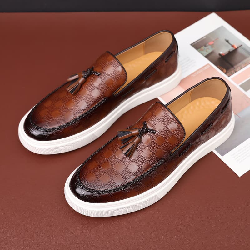 Loafers Men's Summer Breathable Loafers Slip-on Loafers Versatile Slip-on Casual Shoes